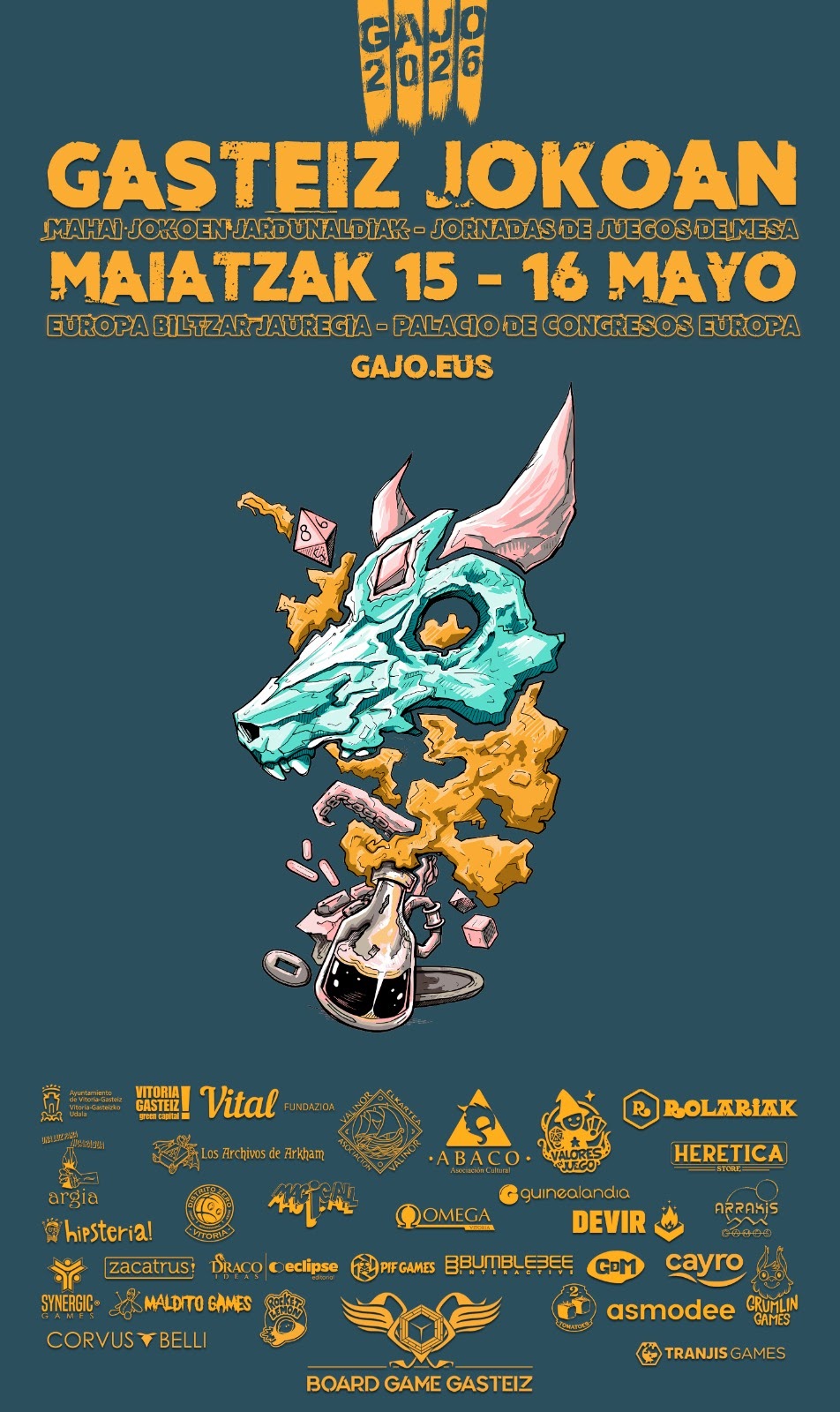 Cartel de Gasteiz Jokoan 2026